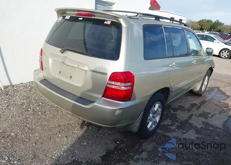 2003 Toyota Highlander Limited V6 from USA, damaged, VIN JTEGF21A730096998